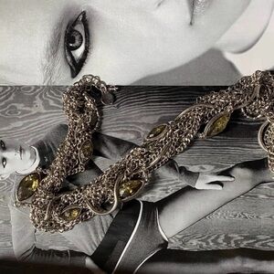 Elegant Silver and Gold Chain Bracelet